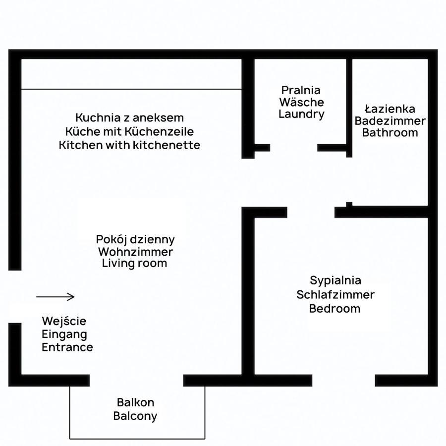 Przytulny Apartament Mickiewicza 14 4 Wielen Eksteriør bilde
